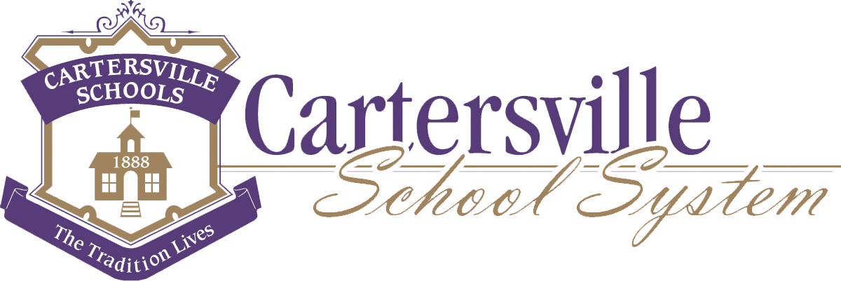 Cartersville School System logo and illustration